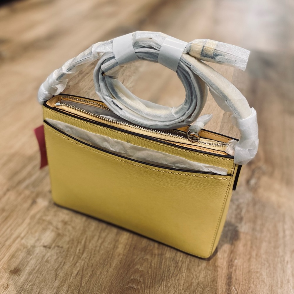 Kate Spade yellow crossbody.  New with tags.